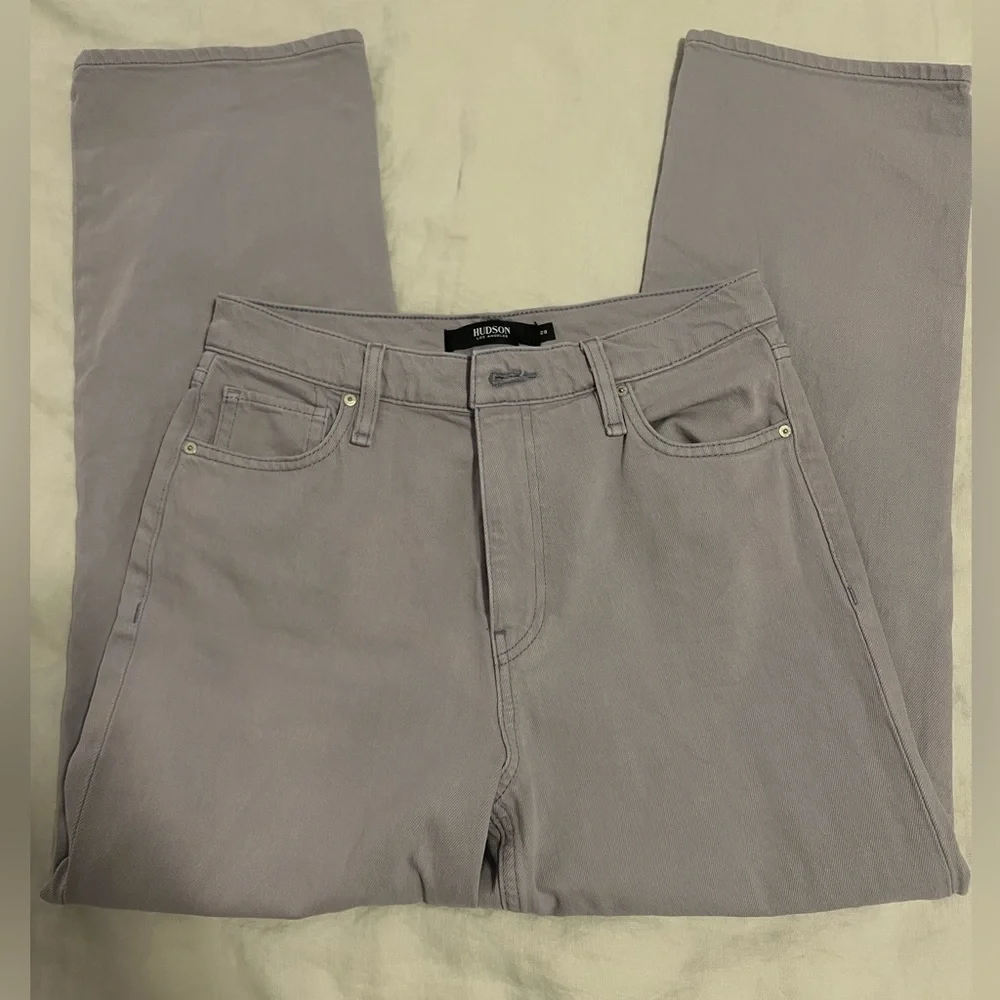 Hudson - Remi Straight Jeans - Soft Lavender - Size 28 - Picture 7 of 12